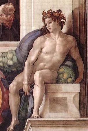 Michelangelo Buonarroti Ignudo